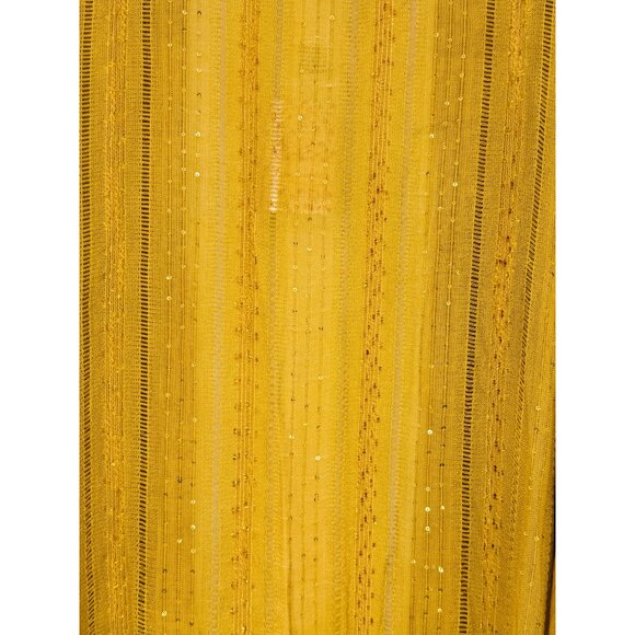 NWT Free People Golden Yellow Sequin Kimono | Boho Whimsigoth Coastal Cowgirl OS - Picture 10 of 16
